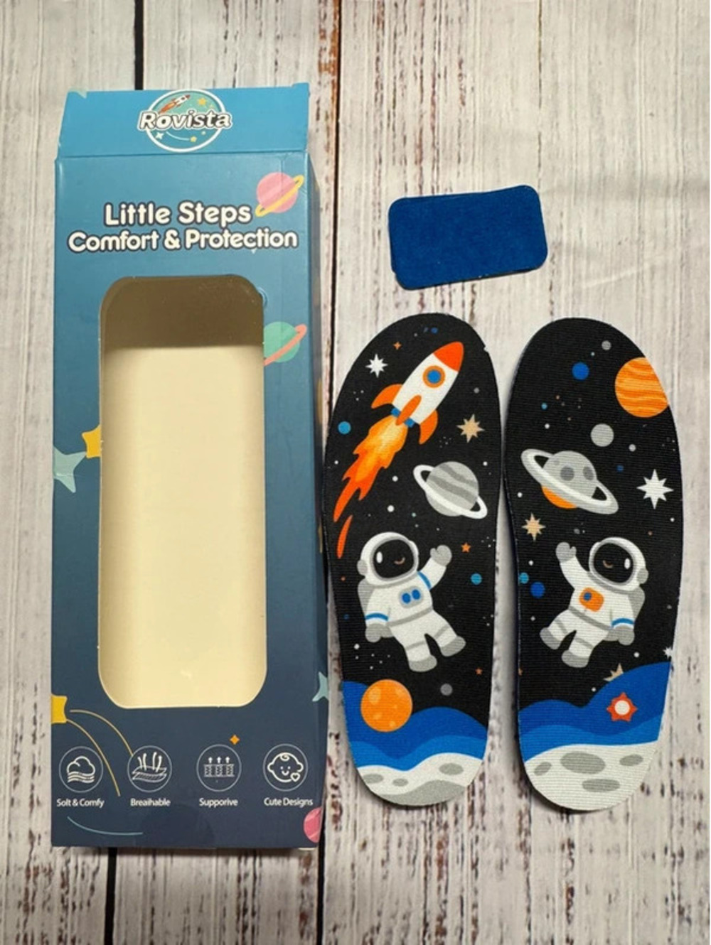 Kids Insoles Compatible AirTag Arch Support Shoe Inserts for Children 8.5C-10C